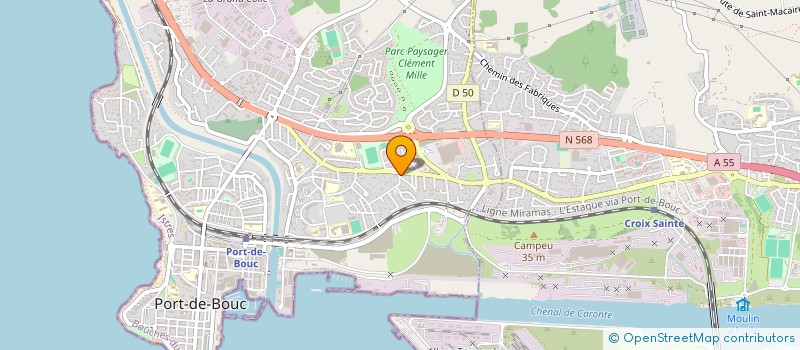 localisation de l'entreprise UNION HELENIQUE ORTHODOXE  PORT-DE-BOUC