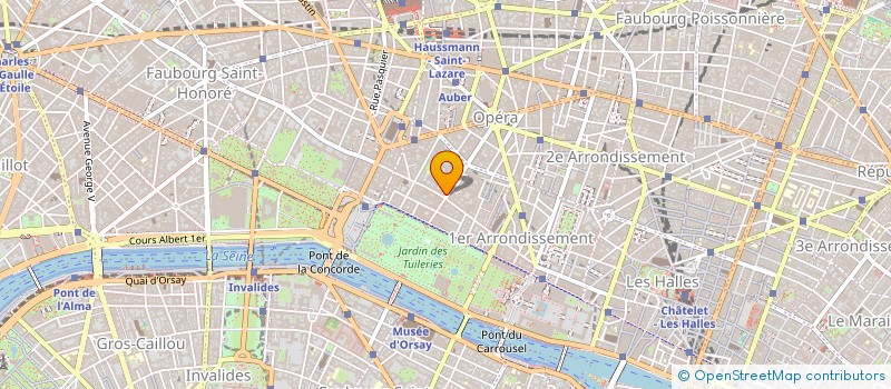 localisation de l'entreprise UNION HOTELIERE PARISIENNE  PARIS