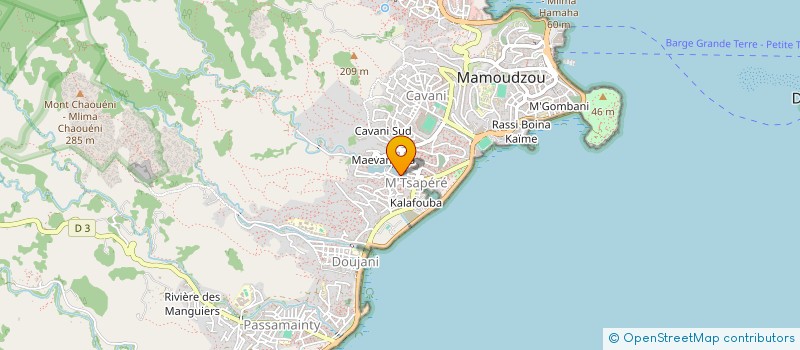 localisation de l'entreprise UNION HUMANITAIRE DE MBOUDE A MAYOTTE à MAMOUDZOU
