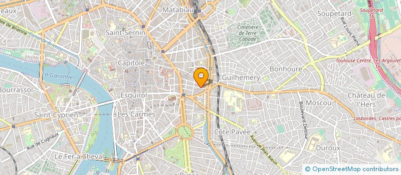 localisation de l'entreprise UNION IMMOB ORGANIS SECU SOCIALE HTE GAR à TOULOUSE