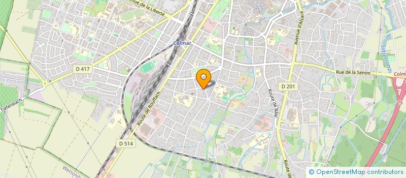 localisation de l'entreprise UNION IND MET METAL CTRE ALSACE COLMAR  COLMAR