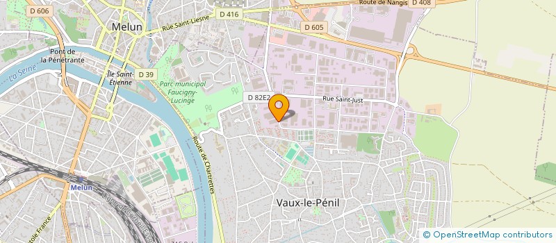localisation de l'entreprise UNION INDUST METIERS METALU SEINE MARNE à VAUX-LE-PENIL