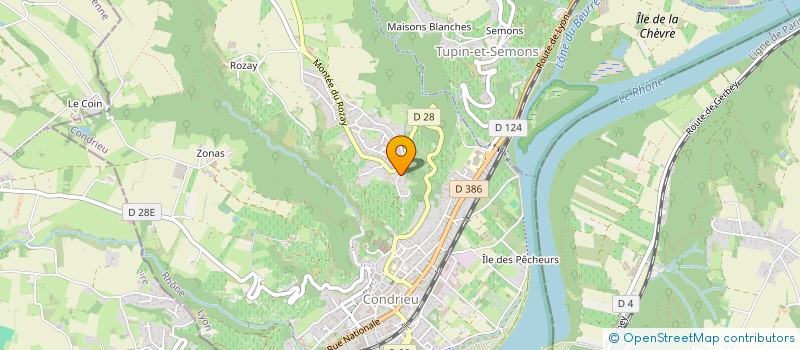 localisation de l'entreprise UNION INFORMATIQUE  CONDRIEU