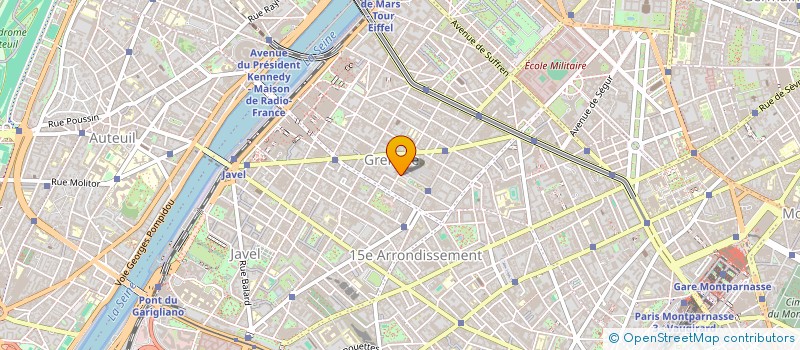 localisation de l'entreprise UNION INSTITUTIONS SOCIALES DU XV EME  PARIS