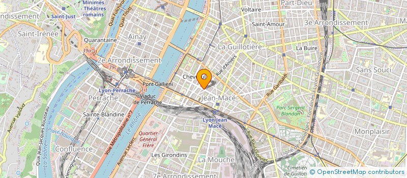 localisation de l'entreprise UNION INTER REGION TECHN SOC ETUD MUTUAL  LYON