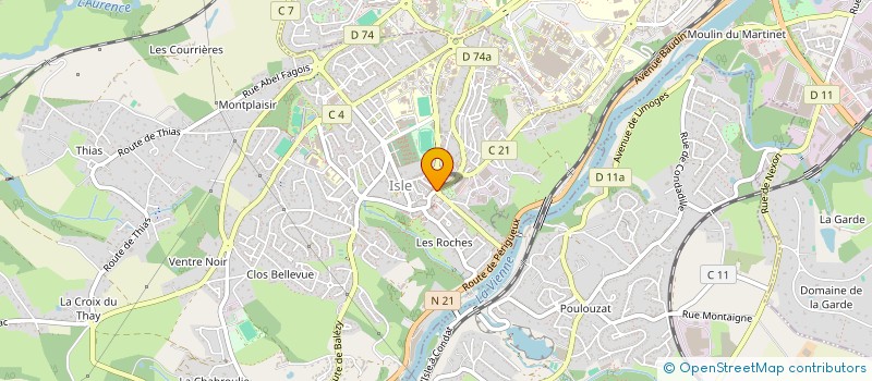 localisation de l'entreprise UNION INTER REGIONALE DES ETABLISSEMENTS SOCIAUX ET MEDICO SOCIAUX à ISLE
