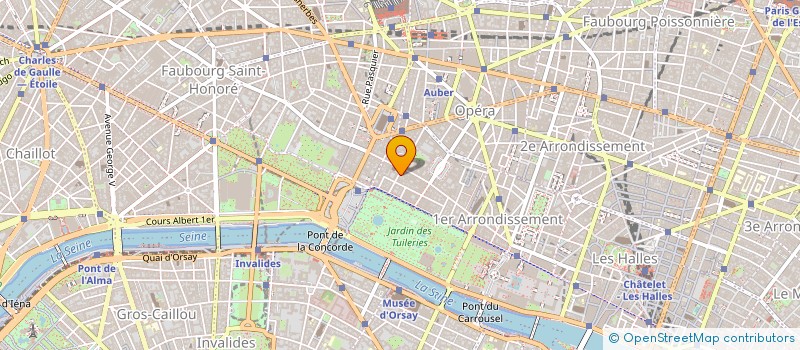 localisation de l'entreprise UNION INTERNATIONALE DES CONCIERGES D HOTELS à PARIS