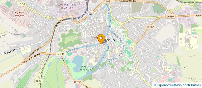 localisation de l'entreprise UNION INTERPAROISSIALE DOYENNE VERDUN à VERDUN