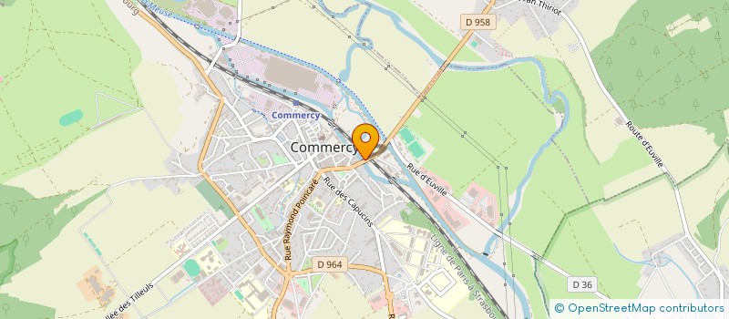 localisation de l'entreprise UNION INTERPROFESSIONNELLE CFDT à COMMERCY