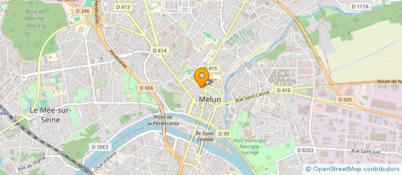 localisation de l'entreprise UNION INTERPROFESSIONNELLE DE DEFENSE DE GESTION ET DE CONTROLE DU BRIE DE MEAUX ET DU BRIE DE MELUN à MELUN