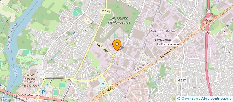 localisation de l'entreprise UNION INTERREGIONALE CGT DES SYNDICATS PENITENTIAIRES DE RENNES à NANTES