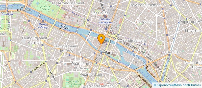 localisation de l'entreprise UNION JEUNE AVOCAT COUR APPEL UJA à PARIS