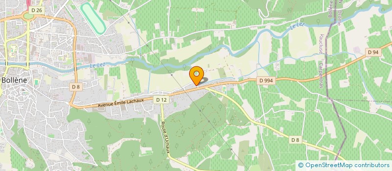 localisation de l'entreprise UNION JUDO DES PORTES DE PROVENCE à BOLLENE