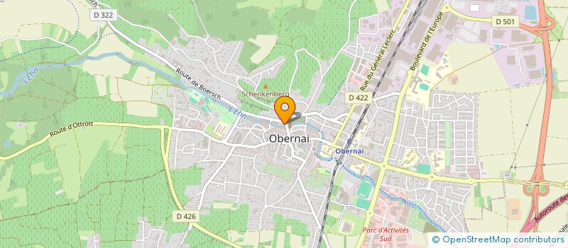 localisation de l'entreprise UNION LIBERALE DE CARDIO PREVENTION  OBERNAI