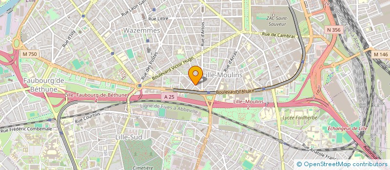 localisation de l'entreprise UNION LILLOISE DES ETUDIANTS LOCATAIRES à LILLE