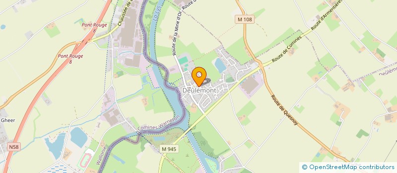 localisation de l'entreprise UNION LOCALE AINES DEULEMONT  DEULEMONT