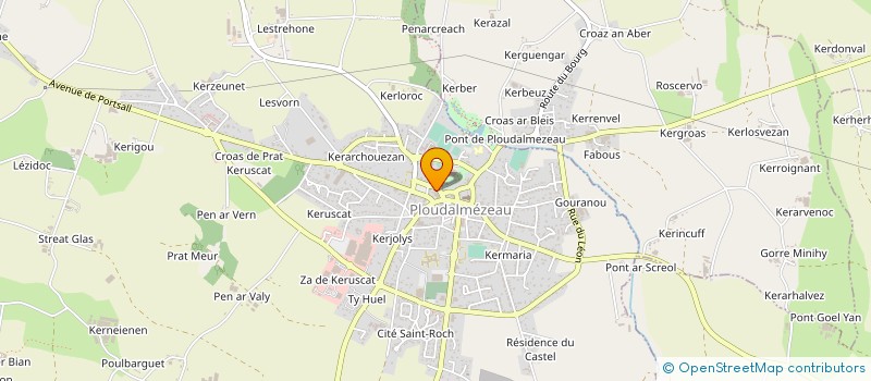 localisation de l'entreprise UNION LOCALE ANIMATION MILIEU RURAL à PLOUDALMEZEAU