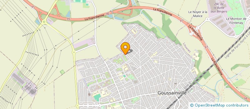 localisation de l'entreprise UNION LOCALE C L C V POUR GOUSSAINVILLE  GOUSSAINVILLE