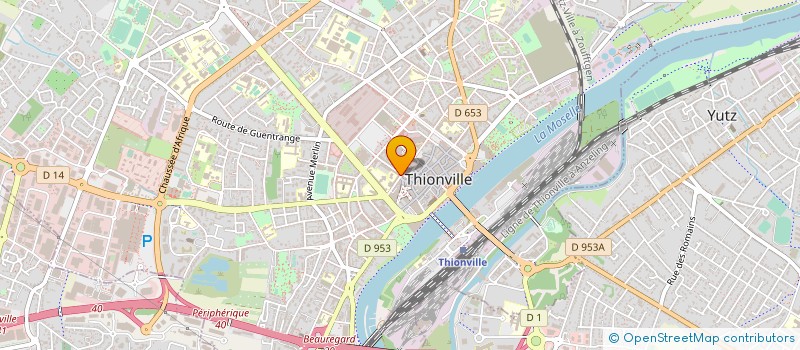localisation de l'entreprise UNION LOCALE CFDT DE THIONVILLE à THIONVILLE