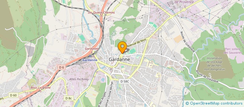 localisation de l'entreprise UNION LOCALE CFTC DE GARDANNE à GARDANNE