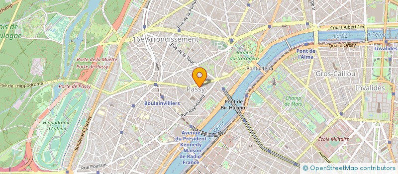 localisation de l'entreprise UNION LOCALE CGT 16E à PARIS