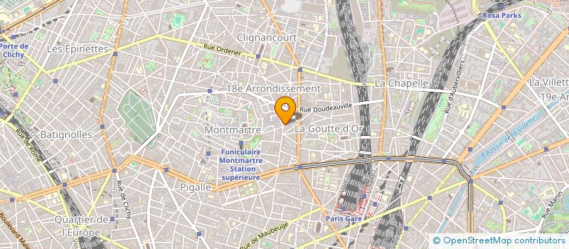 localisation de l'entreprise UNION LOCALE CGT 18E ARR PARIS  PARIS