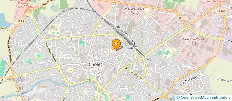 localisation de l'entreprise UNION LOCALE CGT à CHOLET