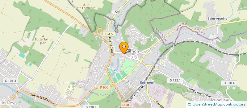 localisation de l'entreprise UNION LOCALE CGT D'EPERNON à EPERNON