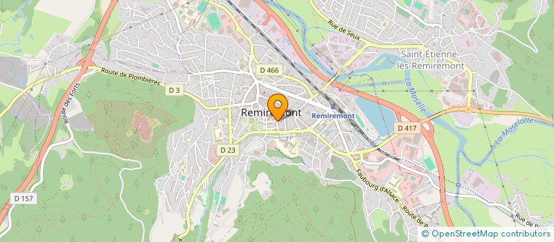 localisation de l'entreprise UNION LOCALE CGT DE REMIREMONT  REMIREMONT