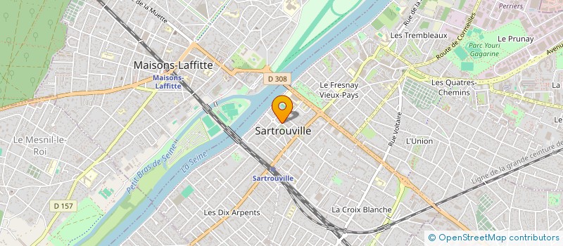 localisation de l'entreprise UNION LOCALE CGT DE SARTROUVILLE ET DE LA BOUCLE DE LA SEINE à SARTROUVILLE