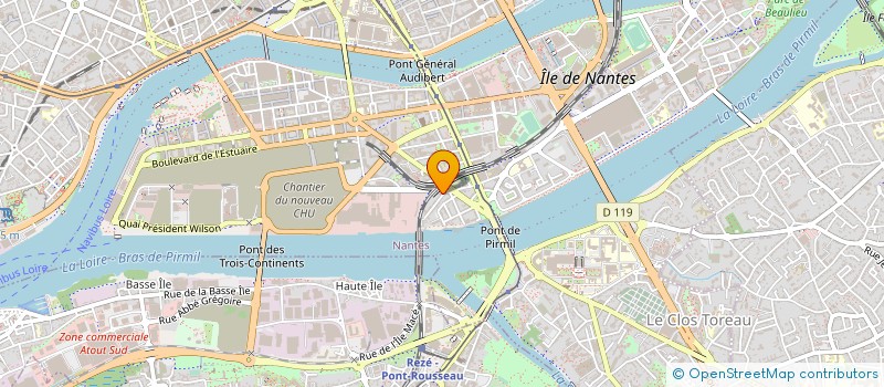 localisation de l'entreprise UNION LOCALE CGT-FORCE OUVRIERE D'ANCENIS à NANTES