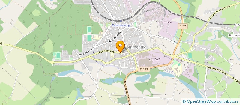 localisation de l'entreprise UNION LOCALE CGT FORCE OUVRIERE DE COMMENTRY ET SES ENVIRONS à COMMENTRY