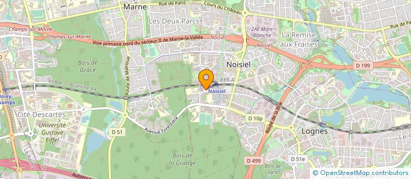 localisation de l'entreprise UNION LOCALE CGT MARNE LA VALLEE à NOISIEL