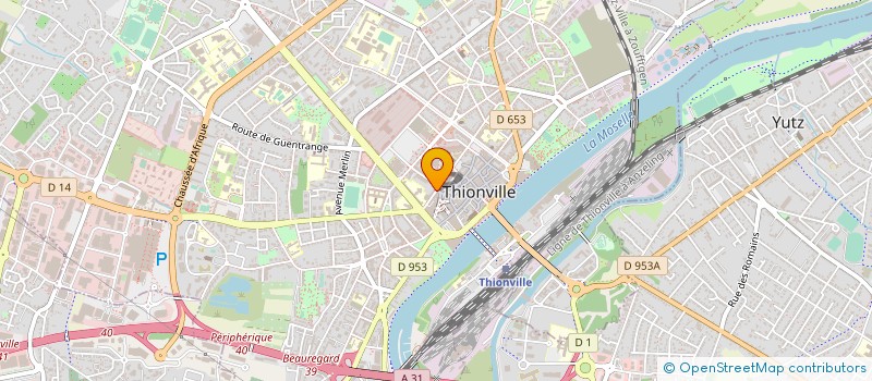 localisation de l'entreprise UNION LOCALE CGT THIONVILLE à THIONVILLE