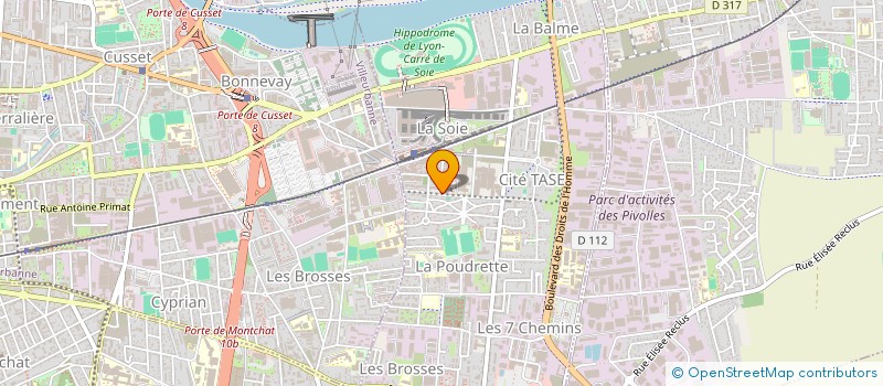 localisation de l'entreprise UNION LOCALE CGT VAULX VELIN  VAULX-EN-VELIN