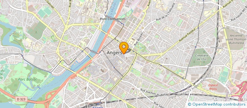 localisation de l'entreprise UNION LOCALE CONFEDER GENERALE TRAVAIL à ANGERS