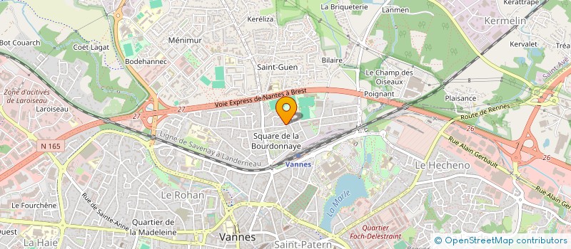 localisation de l'entreprise UNION LOCALE CONSEIL PARENTS  VANNES