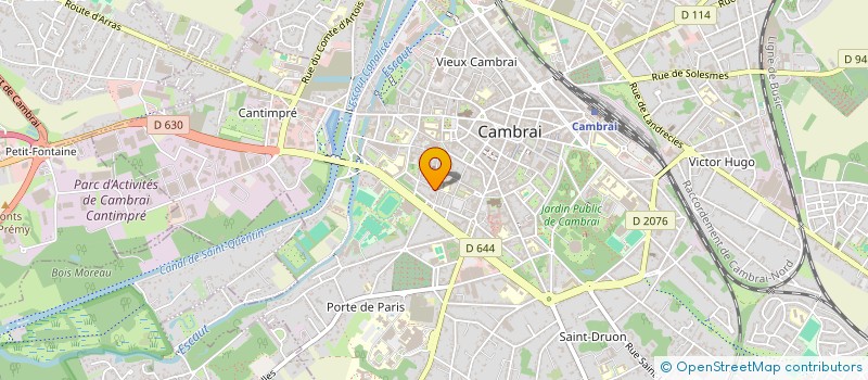 localisation de l'entreprise UNION LOCALE DE L  ARRONDISSEMENT  DES SYNDICATS CGT DE CAMBRAI à CAMBRAI