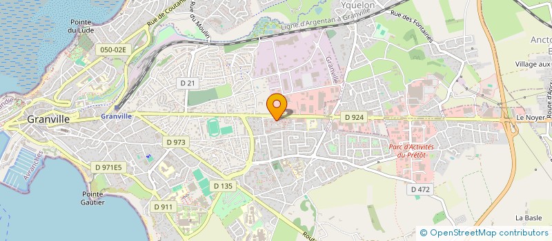 localisation de l'entreprise UNION LOCALE DE LA CONSOMMATION, DU LOGEMENT ET CADRE DE VIE DU BOCAGE NORMAND  GRANVILLE