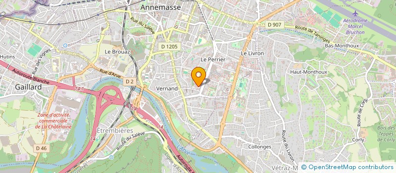 localisation de l'entreprise UNION LOCALE DE LA CONSOMMATION DU LOGEMENT ET DU CADRE DE VIE D'ANNEMASSE à ANNEMASSE