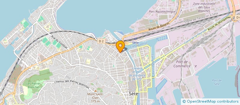 localisation de l'entreprise UNION LOCALE DES ASSOCIATIONS DE COMBATTANTS ET DE VICTIMES DE GUERRE DE SETE (ULAC DE SETE)  SETE