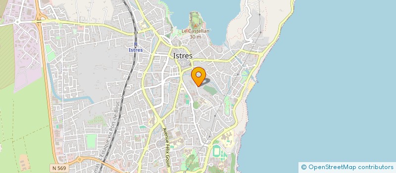 localisation de l'entreprise UNION LOCALE DES SYNDICATS CGT DE LA VILLE D'ISTRES  ISTRES