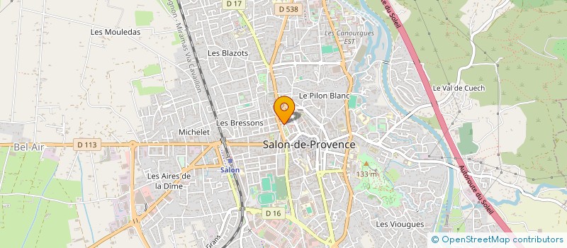 localisation de l'entreprise UNION LOCALE DES SYNDICATS CGT DE SALON ET SA REGION  SALON-DE-PROVENCE