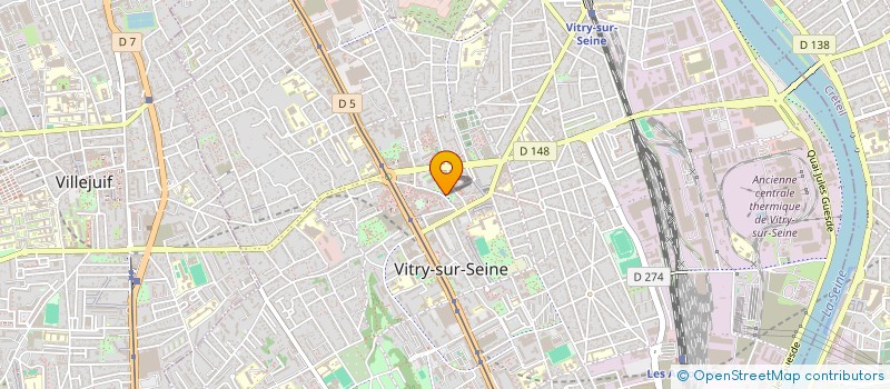 localisation de l'entreprise UNION LOCALE DES SYNDICATS CGT DE VITRY SUR SEINE  VITRY-SUR-SEINE