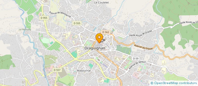 localisation de l'entreprise UNION LOCALE DES SYNDICATS CGT DRACENIE à DRAGUIGNAN