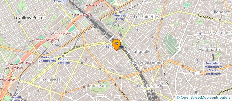 localisation de l'entreprise UNION LOCALE DES SYNDICATS CGT DU 17E  PARIS