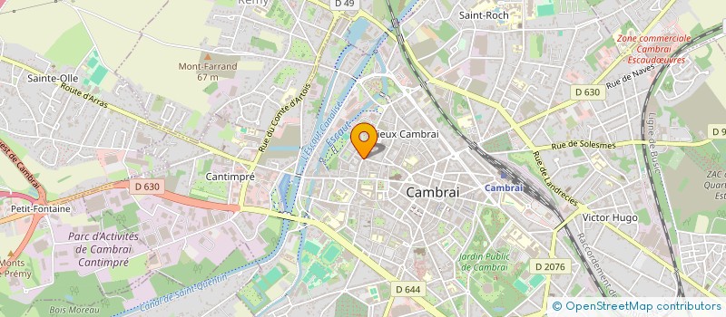localisation de l'entreprise UNION LOCALE DES SYNDICATS CGT-FORCE OUVRIERE DE CAMBRAI à CAMBRAI