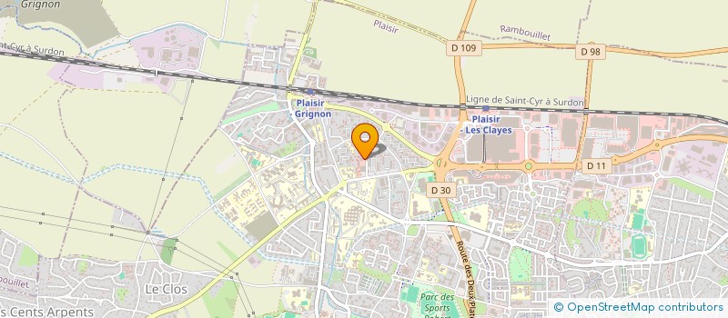 localisation de l'entreprise UNION LOCALE DS CONSOMMATEURS PLAISIR  PLAISIR