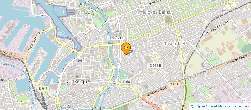 localisation de l'entreprise UNION LOCALE FORCE OUVRIERE DUNKERQUE à DUNKERQUE