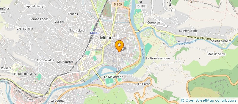 localisation de l'entreprise UNION LOCALE FORCE OUVRIERE MILLAU-SAINT-AFFRIQUE  MILLAU